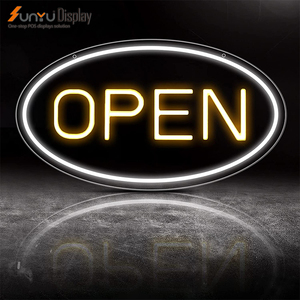 カスタム屋外/屋内アクリルLEDライト広告看板、無料デザイン、オープンネオンサイン、店舗装飾に最適なネオンサイン - Product Image 6