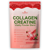 Créatine+ Multi Collagène de Haute Qualité pour Hommes et Femmes Sans Sucre Absorption Supérieure Favorise la Masse Musculaire Maigre et la Force 285g OEM/ODM