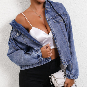 <span class=keywords><strong>Veste</strong></span> <span class=keywords><strong>femme</strong></span> décontracté à capuche à manches longues fermeture éclair Denim <span class=keywords><strong>veste</strong></span> importation avec sweat à capuche <span class=keywords><strong>femme</strong></span> blazer australie formelle - Product Image 2