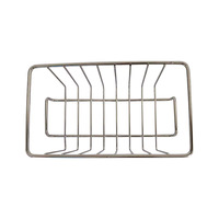 Support de rangement d'évier en acier inoxydable sans poinçonnage qui peut être fixé sur le robinet, chiffon domestique, éponge, brosse, égouttoir