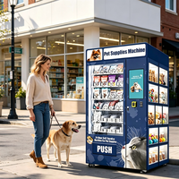 Máquina Expendedora de Snacks para Mascotas con Logotipo Personalizado, Múltiples Ranuras, Suministros Diarios para Mascotas, Equipo de Venta Automática 24h