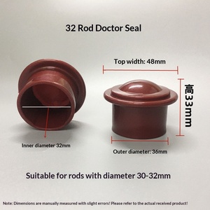 Grand embout de rideau décoratif pour tringle à rideaux de 32 mm, design moderne et simple, plusieurs couleurs au choix - Product Image 2