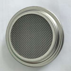 Protège-aliments en acier inoxydable 304, couvercles à lames pour pot à maçon à large bouche 82mm 86mm, 2 pièces - Product Image 6