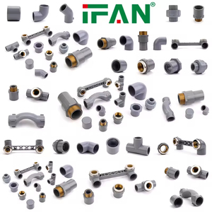 Ifan mẫu miễn phí vật liệu nhựa nhà hệ thống ống nước cung cấp nước màu trắng <span class=keywords><strong>cpvc</strong></span> chèn phù hợp OEM ODM <span class=keywords><strong>1</strong></span>/2 "-4" <span class=keywords><strong>cpvc</strong></span> Ống phù hợp - Product Image 2