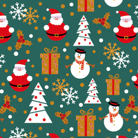 Papier d'emballage cadeau personnalisé avec motif Père Noël, vente en gros, nouveau design, décoration de Noël, papier d'emballage cadeau