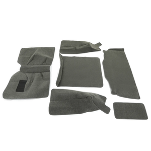 Ensemble de 6 tapis gris pour <span class=keywords><strong>Jeep</strong></span> Wrangler <span class=keywords><strong>YJ</strong></span> LH & RH avant et arrière 86-95 - Product Image 3