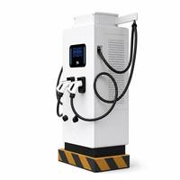 Borne de recharge rapide pour véhicules électriques Wanbo-557 DC 240 kW, station de charge double pistolet sur pied