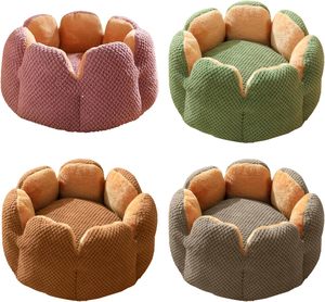 Lit pour animaux de compagnie en fausse fourrure à bas prix, couleur personnalisable, lavable, doux, respirant, confortable, design nid douillet pour chats et chiens - Product Image 2