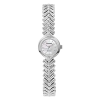 Montre Femme VEADONS Bestseller Transfrontalier, Cadran Nacre Incrusté de Diamants, Style Vintage, Étanche, Mouvement Quartz, Motif Arête de Poisson Dorée