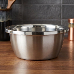 Bol en acier inoxydable classique durable personnalisé pour la maison, la cuisine, les restaurants, la restauration, les pique-niques en plein air, Rajasthan, 0,4 kg, Mayur - Product Image 2