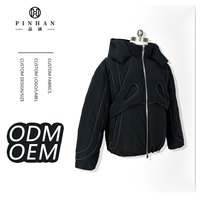2025 conception d'usine sur vêtements de nuit Tube lumineux coupe-vent imperméable Polyester tissu Style duvet de canard blanc vestes bouffantes pour hommes