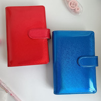Nouveau produit en stock A5 A6 couleur vive cadeau de luxe jolis journaux intimes avec logo personnalisé carnet de notes à paillettes et agendas classeur de caisse
