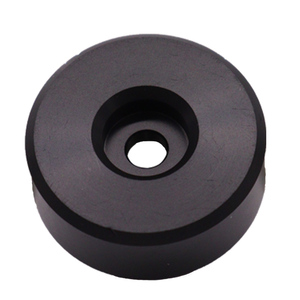 Bloc de moyeu encastré en plastique Delrin noir usiné, forme en D, alésage intérieur pour unité de transmission rotative - Product Image 4