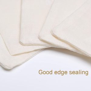 Sacs en coton, sachets en mousseline, 3x4 pouces, paquet de 10, biodégradables, pour les fournitures ménagères - Product Image 4