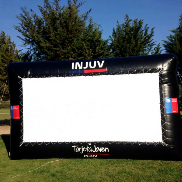 Giant Inflatable Custom Logo Oxford Cloth Custom Color Movie Screen Event Projection Advertising Live Broadcast Display