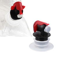 Pour emballages aseptiques Bag-in-Box (BIB) : Bouteilles en plastique avec bec verseur pour vin, eau minérale, champagne – Durables, anti-déversement, qualité alimentaire PE/PP