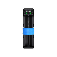 Intelligente Ladestation für 3,7 V 18650 Lithium-Batterie mit 1 Steckplatz LED-Anzeige Lithium-Ionen-Ladegerät