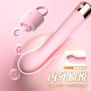 Gelance 5 en 1 langue léchage AV baguette sucer amour oeuf vibrateur détachable jouet sexuel tout autour orgasme adulte jouet vibrateur pour femmes - Product Image 6