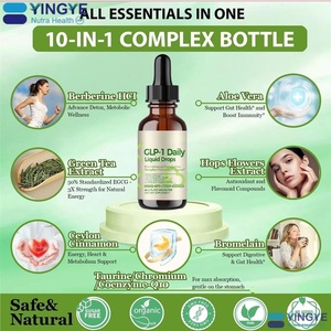 Groothandel OEM Private Label Natuurlijk Kruidenextract 10-in-1 GLP-1 Dagelijkse Druppels Supplementen voor Darm- en Metabolismegezondheid - Product Image 2