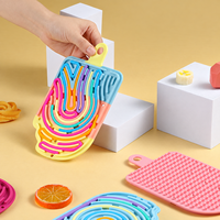 Jouet anti-stress professionnel pour le bureau, planche d'activités sensorielles en silicone pour adultes, soulagement de l'anxiété, tapis de bureau silencieux