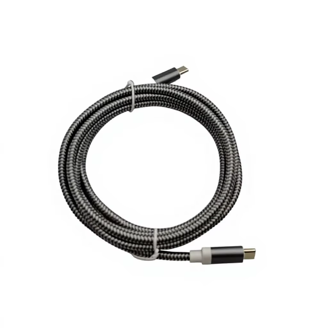 2M USB2.0 Type-C Male to Male PD 100W 5A Fast ChargeDurableNylon Double Type-C Cable