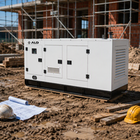 Groupe électrogène diesel silencieux fiable Ricardo 450 kW 563 kVA, refroidi par eau, AVR, triphasé, 50 Hz 60 Hz, garantie mondiale