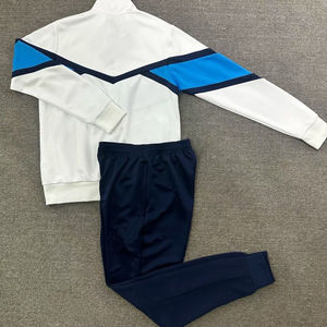 2025 26 Nuova Tuta Sportiva pakaian olahraga nilon napoly dengan topi untuk pakaian latihan sepak bola Naples Kit jaket ritsleting penuh untuk pria - Product Image 2