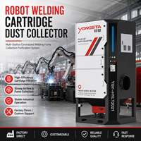 Colector de Polvo para Cartuchos de Soldadura Robótica para Sistema Centralizado de Purificación y Recolección de Humos de Soldadura Multi-Estación