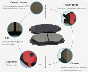Nuevas Pastillas de Freno de Cerámica de Alta Gama D1000 para (Híbrido) 2006-2009 EAssist 2008-2009 con Garantía de 50,000 km - Product Image 3