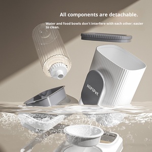 2-in-1 otomatik evcil hayvan besleyici ve su sebili-2400ML gıda ve sızdırmazlık kapaklı 1300ML su - Product Image 4