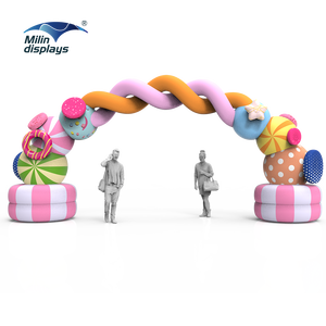 Arco Inflable Navideño de Tela Oxford, Impermeable, Resistente al Sol, Portátil, para Fiestas, Estudios, Centros de Operaciones, Hoteles - Product Image 3