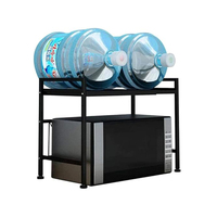 Étagère de comptoir extensible robuste à 2 niveaux pour four à micro-ondes, support de four à micro-ondes pour l'organisation de la cuisine