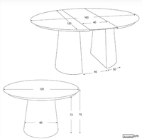 Table à manger et à café multifonctionnelle moderne en bois massif, extensible et imbriquée, étanche, pour usage hôtelier et domestique, à assembler