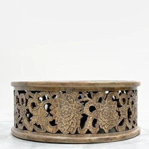 Mesa de Centro Convertible de Madera y Hierro, Diseño Europeo Moderno, Muebles para el Hogar, Sala de Estar, VIVAAN ART and CRAFT - Product Image 6