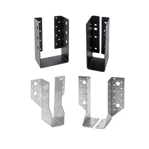 Bowei Hardware Steel Angle Brackets Galvanized Sheet Customizable Thickness For Villa Construction Connectors - Product Image 2