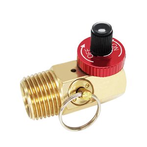Válvula de Esfera Combinada de Latão para Compressor de Ar, 1/2\" NPT para Tanque x 1/4\" NPT para Mangueira, Manifold para Bomba de Ar, Certificado ISO9001, 1 Ano de Garantia - Product Image 1