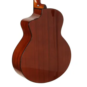 Trung Quốc chất lượng cao nhạc cụ 41 inch rắn cutaway Acoustic guitar vân sam Top Sapele trở lại chấp nhận OEM /ODM để bán - Product Image 3