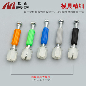 Ming Xin Insert de connexion en nylon métrique à rainures larges pour meubles et armoires LJ118 - Product Image 1