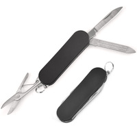 Couteau de poche multifonction en acier inoxydable, ciseaux, clé à ongles, pince, ouvre-bouteille, tournevis, pliable, pour extérieur, EDC
