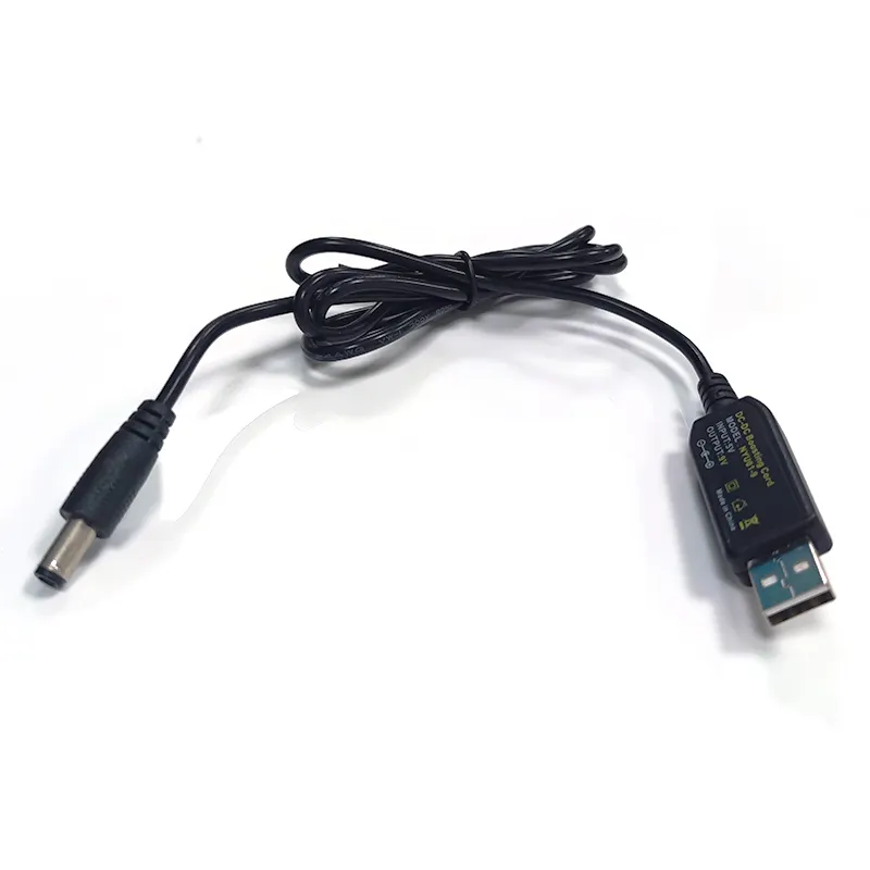 USB 5V to DC 12V Converter Step Up Voltage Converter Power Cable