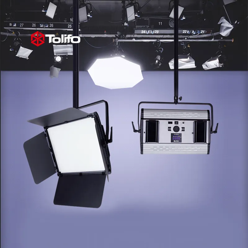 Tolifo GK-S150B PRO poderosa luz LED 150W para estúdio de fotografia painel de vídeo