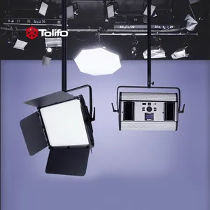 Tolifo GK-S150B PRO lampu fotografi, lampu Video Led 150W kuat, Panel cahaya Studio