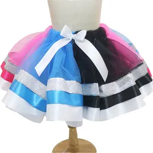 Phong cách mới thời trang BÉ TUTU váy cho 3 tuổi cô gái kẹo màu Fluffy vải tuyn ăn mặc cho trẻ em Toddler Mini váy