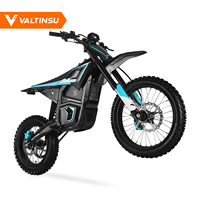 Valtinsu Em5 Moto tout-terrain ultra performante 72V 8000W 90Km/H, Moto de course urbaine avec carter moteur en fer, haute performance, E-Pit Bike