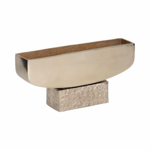 Cuenco Decorativo con Pedestal, Centro de Mesa Contemporáneo, Decoración Elegante para el Hogar - Product Image 3