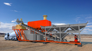 2025 planta mezcladora de hormigón móvil YHZS25 35 50 estación mezcladora de hormigón fija máquina de línea de planta de ingeniería de hormigón - Product Image 3