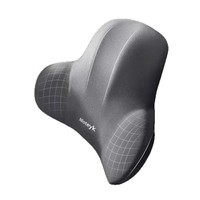 Nloteyk – Ensemble de coussins de soutien lombaire et appui-tête pour voiture en mousse à mémoire de forme et polyester, fermeté moyenne, 3-4 pièces, confort cou et dos, toutes saisons