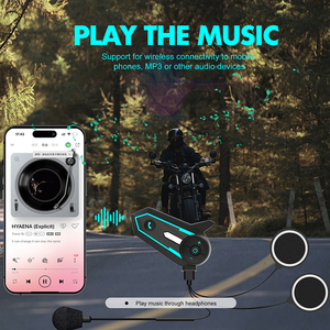 Offre Spéciale Intercom Sans Fil pour Casques de Moto – Écouteurs On-Ear pour Casque - Product Image 2
