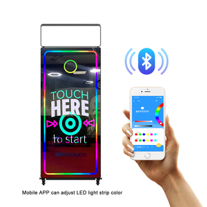 Miroir de cabine <span class=keywords><strong>photo</strong></span> portable de haute qualité avec lumière LED compatible avec les appareils <span class=keywords><strong>photo</strong></span> et les reflex pour la photographie - Product Image 3