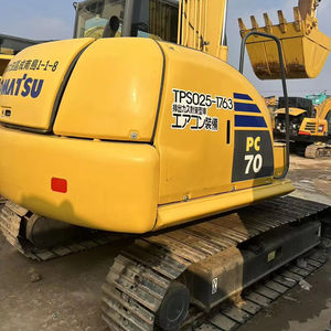 Mini-excavatrice sur chenilles Komatsu PC70 PC70-8/PC70-7 d'occasion, 7 tonnes, importée du Japon, moteur Cummins, pompe en excellent état, hydraulique - Product Image 1